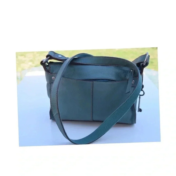 Fossil leather cross body bag - Picture 2 of 8